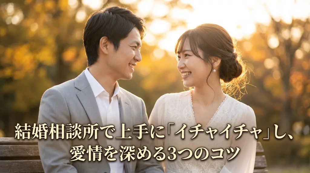 結婚相談所で上手に「イチャイチャ」し、愛情を深める３つのコツ