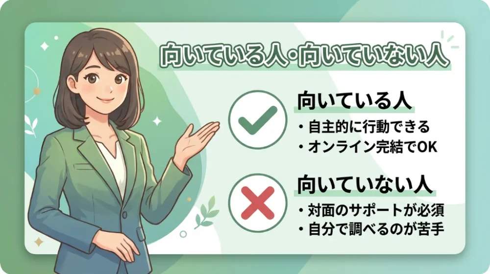 ウェルスマが向いている人・向いていない人